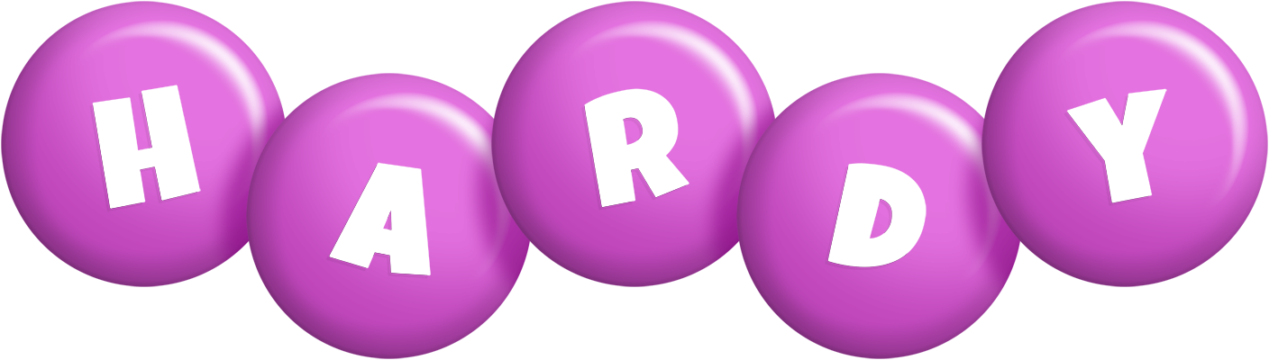 Hardy candy-purple logo