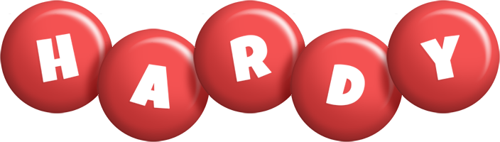 Hardy candy-red logo