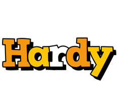 Hardy cartoon logo