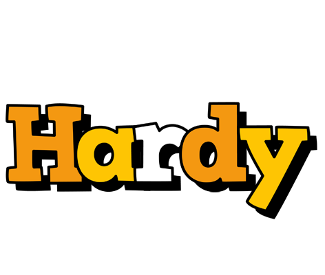 Hardy cartoon logo