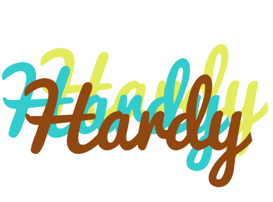 Hardy cupcake logo