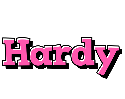 Hardy girlish logo