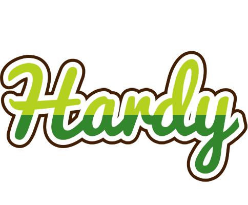 Hardy golfing logo