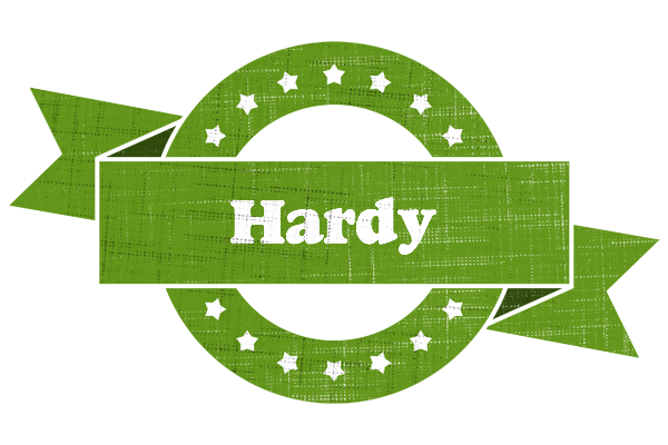 Hardy natural logo