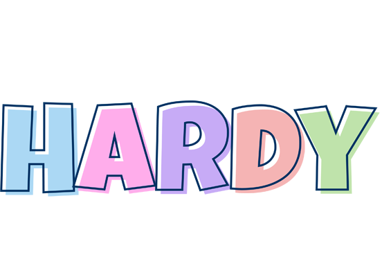 Hardy pastel logo