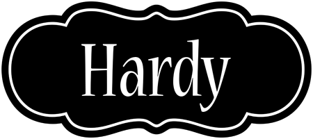 Hardy welcome logo