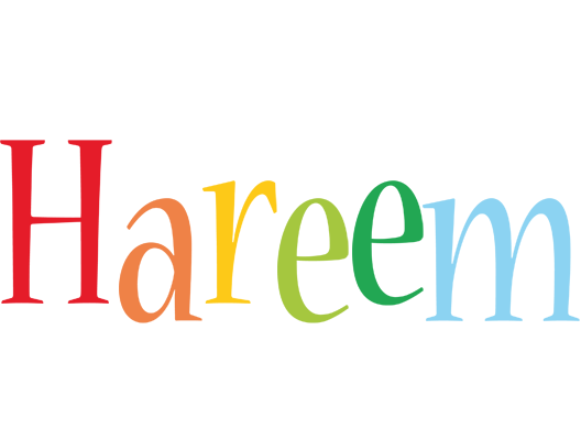 Hareem birthday logo