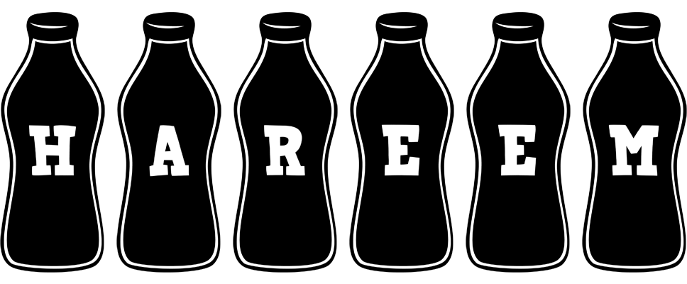 Hareem bottle logo