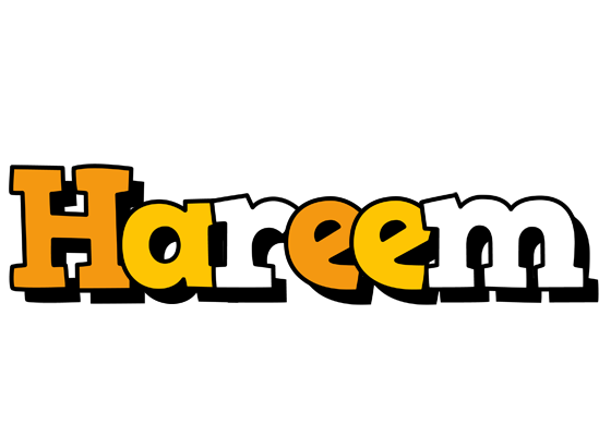Hareem cartoon logo