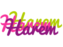 Harem flowers logo