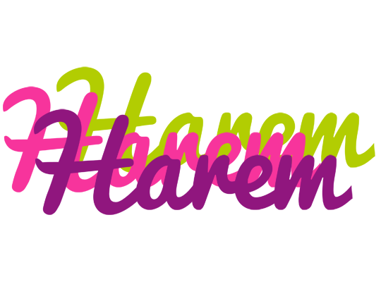 Harem flowers logo