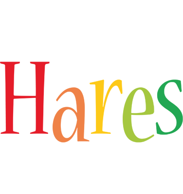 Hares birthday logo