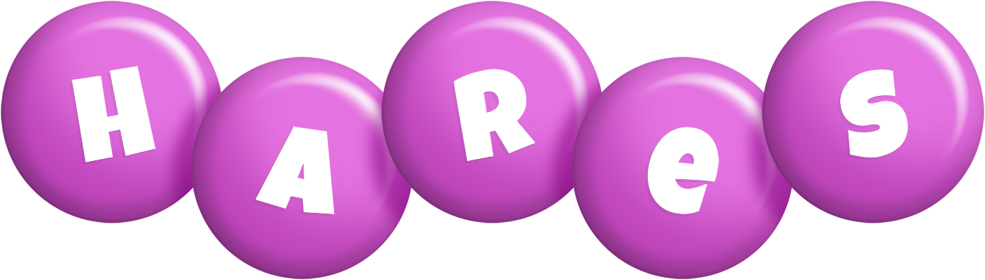 Hares candy-purple logo