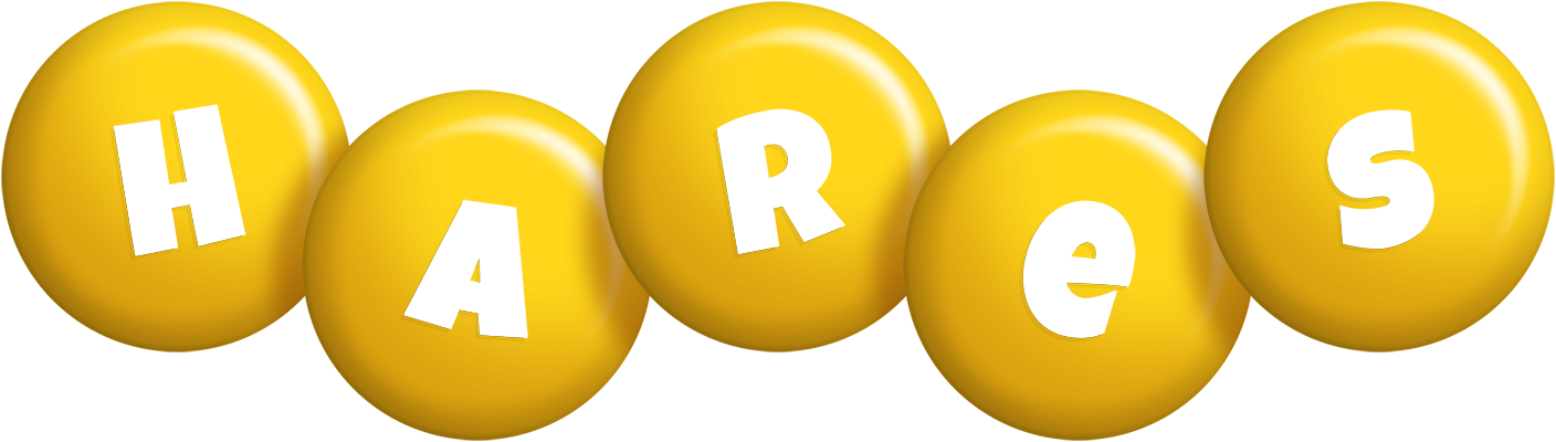 Hares candy-yellow logo
