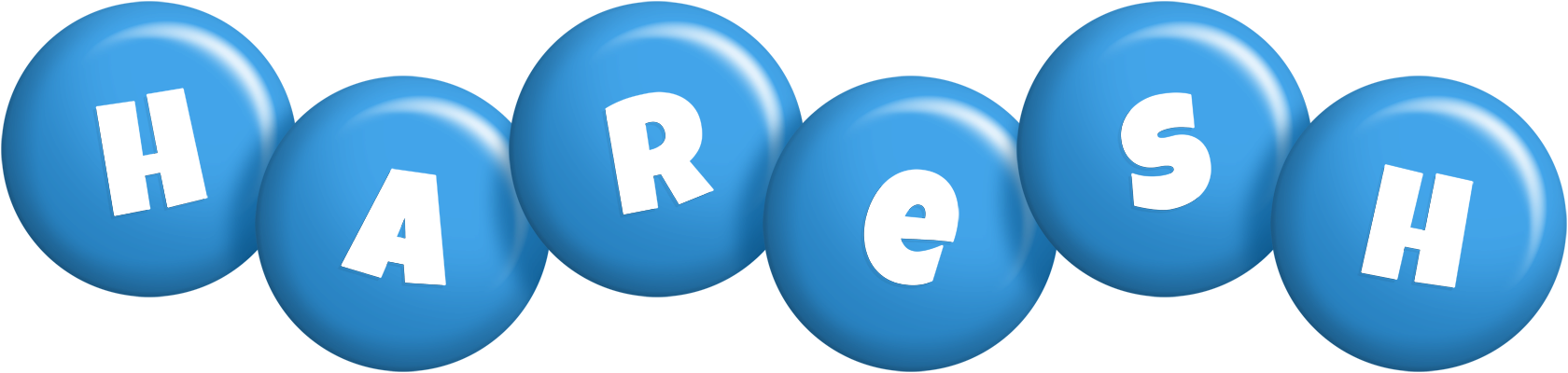 Haresh candy-blue logo