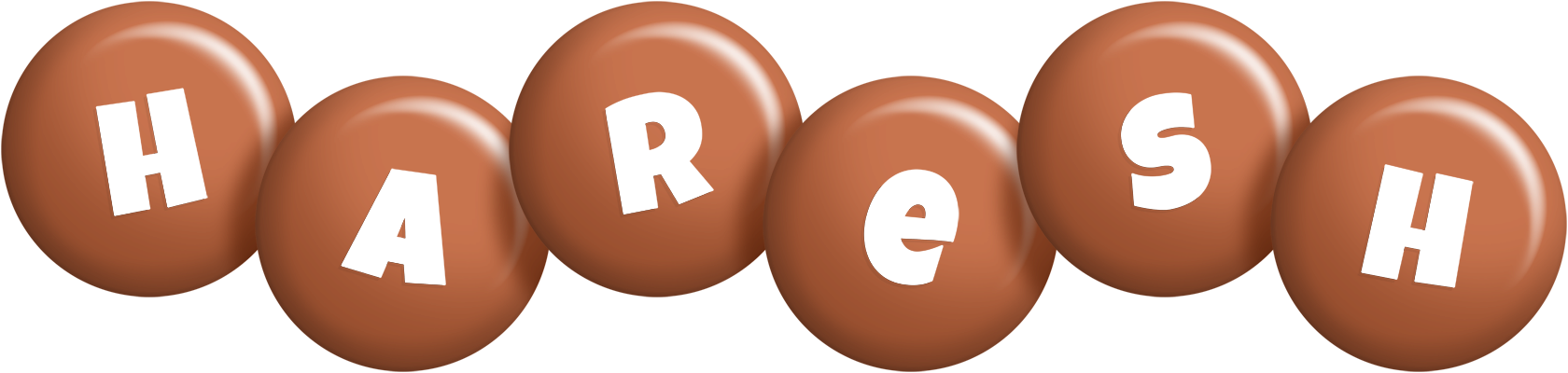Haresh candy-brown logo