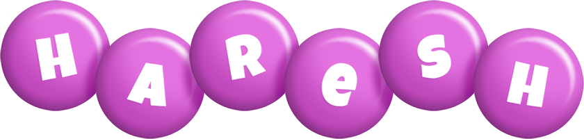 Haresh candy-purple logo