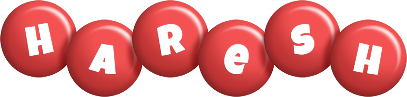 Haresh candy-red logo