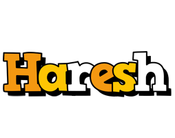 Haresh cartoon logo