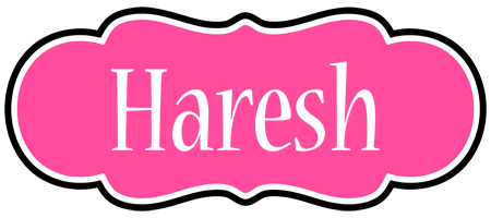 Haresh invitation logo