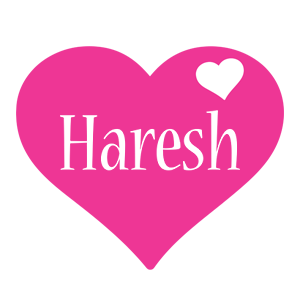 Haresh love-heart logo
