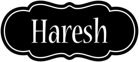 Haresh welcome logo