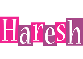 Haresh whine logo