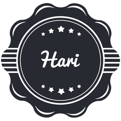 Hari badge logo