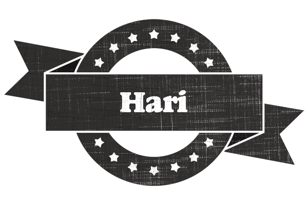 Hari grunge logo