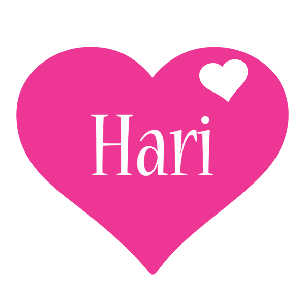 Hari love-heart logo