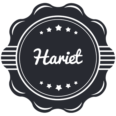 Hariet badge logo