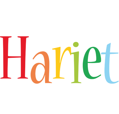 Hariet birthday logo