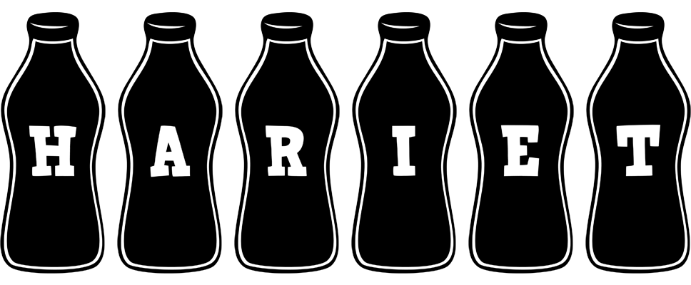 Hariet bottle logo