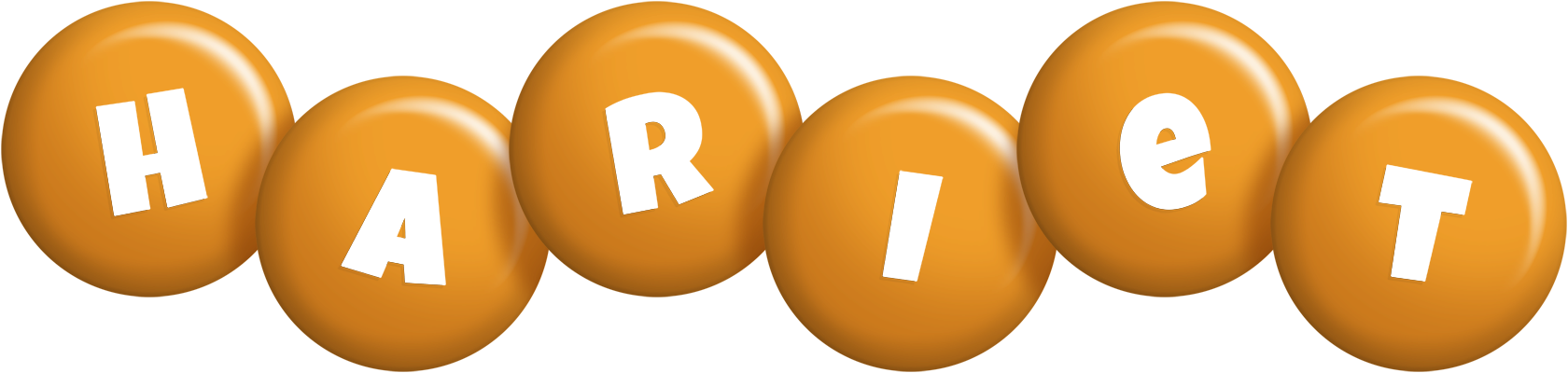 Hariet candy-orange logo