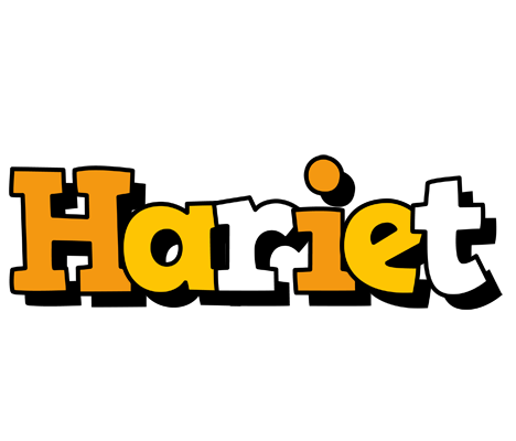 Hariet cartoon logo