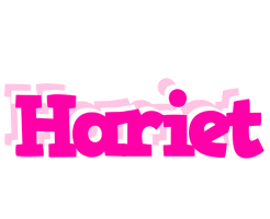 Hariet dancing logo