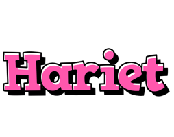 Hariet girlish logo