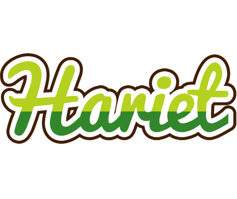 Hariet golfing logo