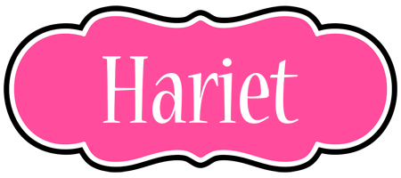 Hariet invitation logo