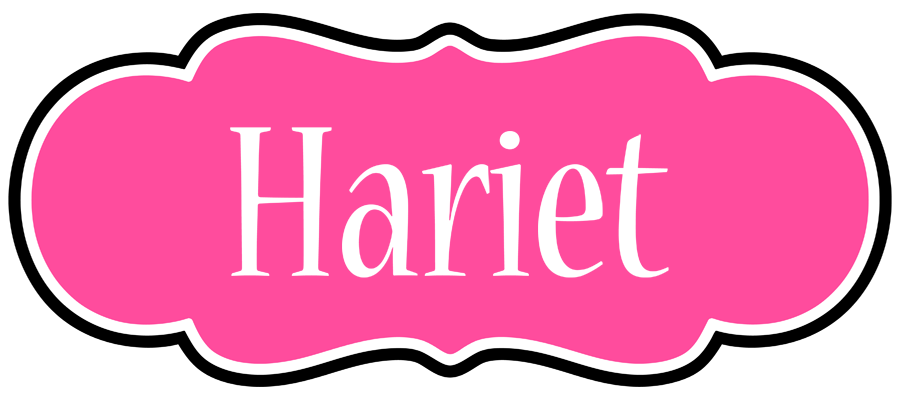 Hariet invitation logo