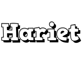 Hariet snowing logo