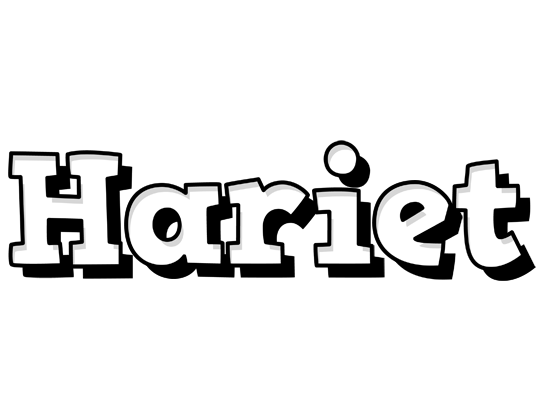 Hariet snowing logo