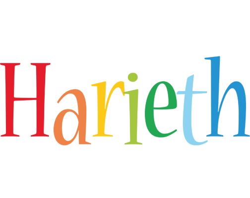 Harieth birthday logo