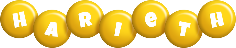 Harieth candy-yellow logo