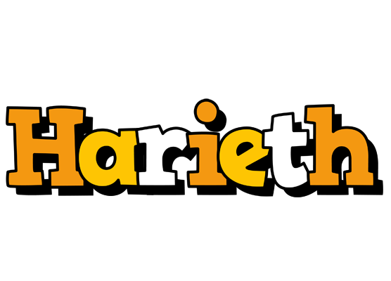 Harieth cartoon logo