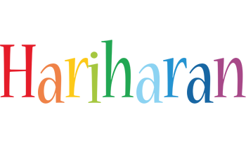 Hariharan birthday logo