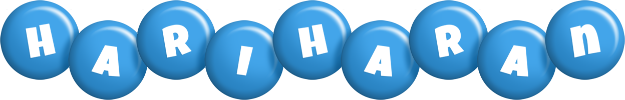 Hariharan candy-blue logo