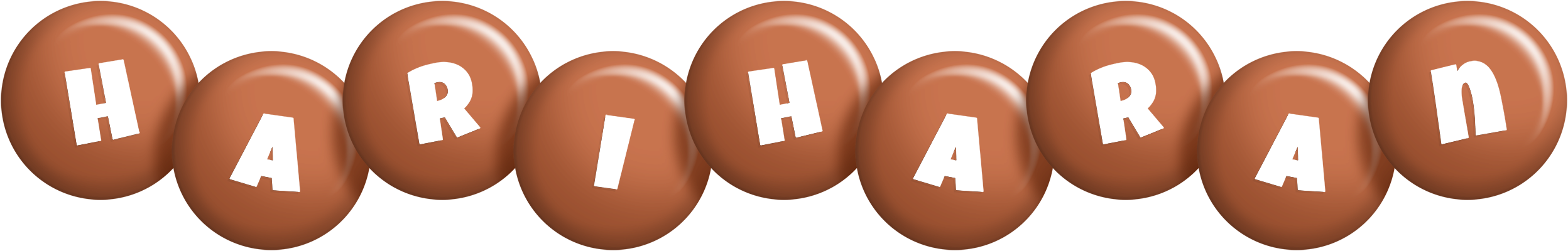 Hariharan candy-brown logo