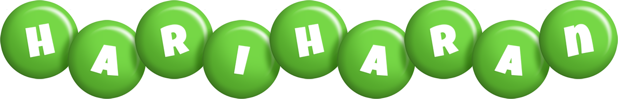 Hariharan candy-green logo