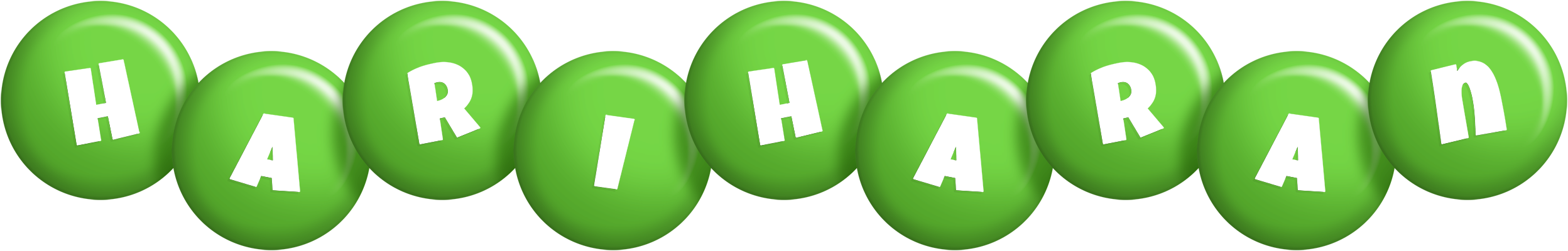Hariharan candy-green logo